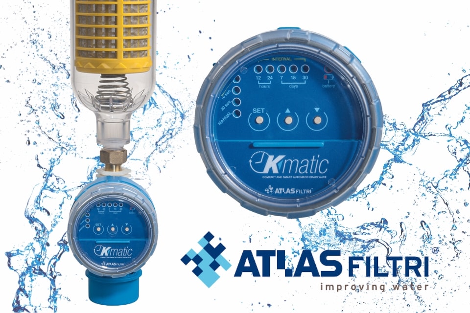Automatyczne przepłukiwanie filtrów narurowych Atlas Filtri Hydra